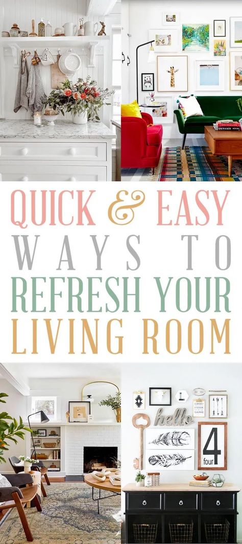 Quick and Easy Ways to Refresh Your Living Room - The Cottage Market Earthy Modern Living Room, Earthy Color Schemes, Modern Living Room Design Ideas, Earthy Modern, Living Room Classic, Simple Living Room Decor, Simple Paint, Cottage Market, Natural Living Room