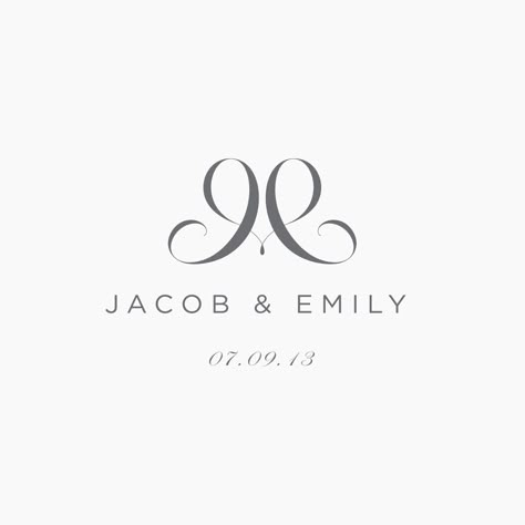 J&E Wedding Logo | JUST™ Creative Wedding Logo Ideas, Wedding Initials Logo, Logo Monogramme, Wedding Monograms, Wedding Logo Monogram, Wedding Logo Design, Inspiration Logo Design, Beauty Logo Design, Stationery Inspiration