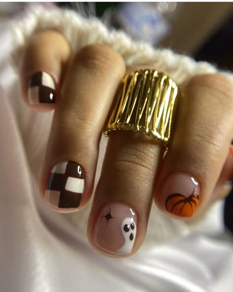 Cute Pumpkin Nails, Football Nails, Cute Pink Nails, Brown Nails Design, Country Nails, Pumpkin Nails, Almond Acrylic Nails, Cute Gel Nails, Nail Tattoo