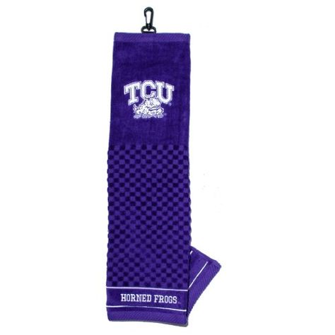 Team Golf NCAA Golf Towel TCU ** Details can be found by clicking on the image. Note:It is Affiliate Link to Amazon. Stephen F Austin State University, Ecu Pirates, Tcu Horned Frogs, How To Fold Towels, Horned Frogs, James Madison, Golf Towel, Golf Towels, Embroidered Towels