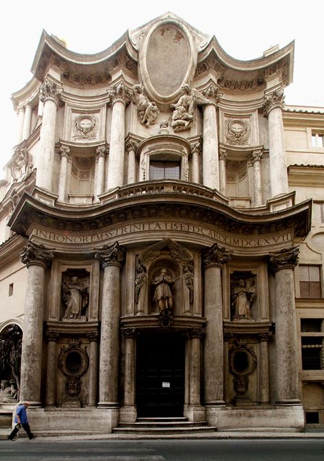 Architectural History, San Carlo, Italian Baroque, European Architecture, Architecture History, Baroque Art, Baroque Architecture, Classic Architecture, Classical Architecture