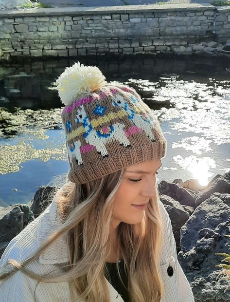 Llama Hat, Llamas With Hats, Intermediate Knitting Patterns, Simply Knitting, Paintbox Yarn, Knitting Charts, The Drama, Craft Inspiration, Affiliate Links