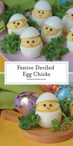 Deviled Egg Chicks, Easter Sides, Deviled Egg Recipe, Easter Deviled Eggs, Deviled Eggs Recipe Classic, Easter Party Food, Easter Side Dishes, Ground Beef Stroganoff, Easter Appetizers