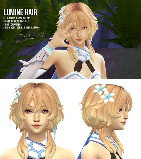 Lumine Genshin Impact sims 4 cc hair The Sims 4 Cc Genshin Impact Ayaka, Sims 4 Cc Genshin Impact Aether, Sims 4 Scaramouche Hair, Sims 4 Cute Cc Hair, Xiao Sims 4 Cc, Genshin Impact Sims 4 Cc Scaramouche, Sims4 Cc Genshin Impact, Sims 4 Cc Half Up Half Down Hair Short, Sims 4 Cc Anime Characters