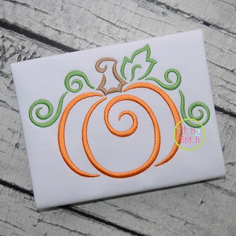 All Occasion Swirly Pumpkin Embroidery Machine Embroidery Designs Free, Embroidery Designs Free, Pumpkin Embroidery, Designs By Juju, Pumpkin Applique, Bernina Embroidery, Embroidery Design Sets, Halloween Embroidery, Machine Embroidery Projects