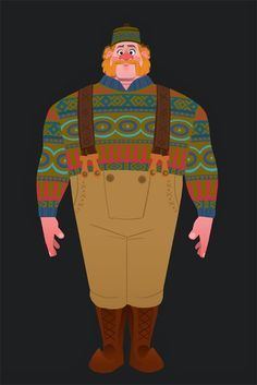 *OAKEN ~ Frozen, 2013 Nordic Patterns, Frozen Musical, Frozen Costumes, Brittney Lee, Frozen Characters, Frozen Costume, Hallowen Costume, Disney Concept Art, Walt Disney Animation Studios