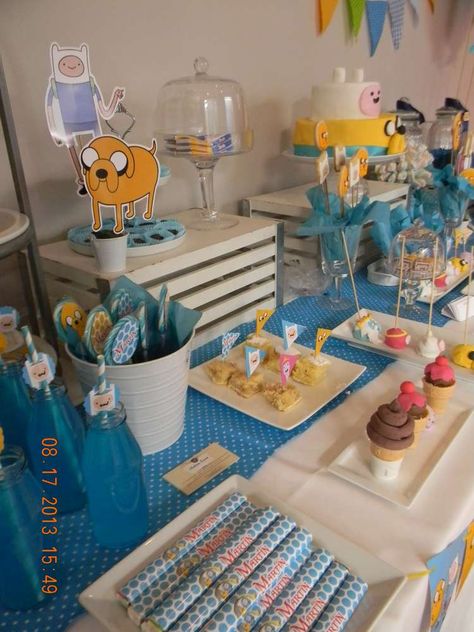 Adventure Time Birthday Party, Adventure Time Birthday, Adventure Time Parties, Day Of The Dead Party, Bday Gifts, 1st Birthday Themes, Adventure Baby, Celebrate Good Times, 24th Birthday