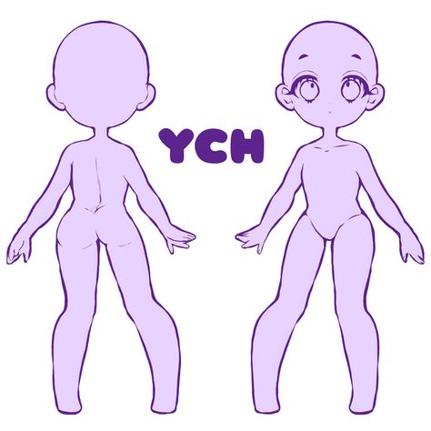 Ych Base Couple Cute, Cute Ych Pose, Chibi Base 2 People, Png Tuber Poses, Chibi Character Sheet, Couple Chibi Poses, Chibi Couple Base, Chibi Drawing Base, Chibi Body Base