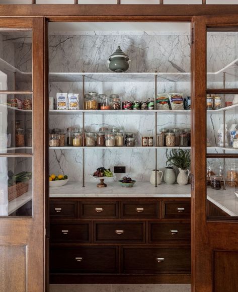 Pantry Room, Custom Pantry, Joinery Design, Pantry Wall, Georgian Homes, Family Kitchen, Butler's Pantry, Butler Pantry, Pantry Design