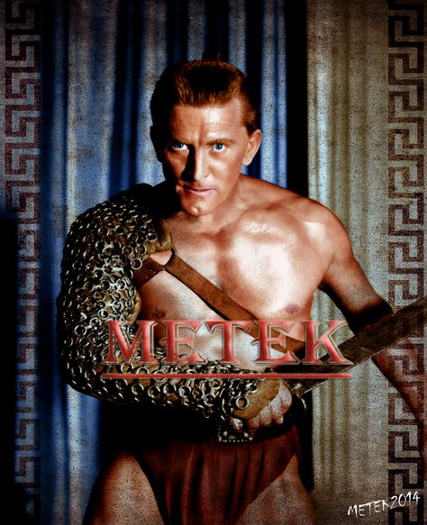 Spartacus 1960 - Kirk Douglas Spartacus 1960, Dalton Trumbo, Classical Hollywood Cinema, Kirk Douglas, Barbara Stanwyck, Alain Delon, Stanley Kubrick, Historical Drama, Drama Film