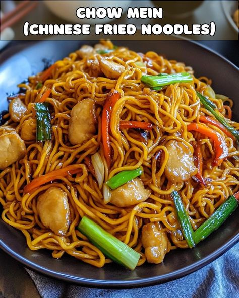 Classic Chow Mein – Savory Stir-Fried Noodles – Foodyhealthylife Pan Fried Chow Mein Noodles, Chinese Dry Noodle Recipe, Spicy Chicken Noodle Recipes, Spicy Chow Mein Recipe, Chow Mein Noodles Recipe Easy, Cho Mein Recipe, Cho Mein, Chinese Noodle Recipes Easy, Chow Mein With Rice