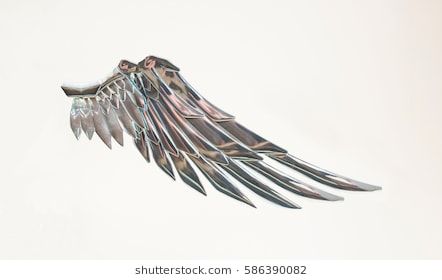 Robot Wings Tattoo, Metal Wings Drawing, Metal Wings Art, Mechanical Wings Steampunk, Metal Wings Concept Art, Robot Wings, Metallic Wings, Wings Images, Mechanical Wings