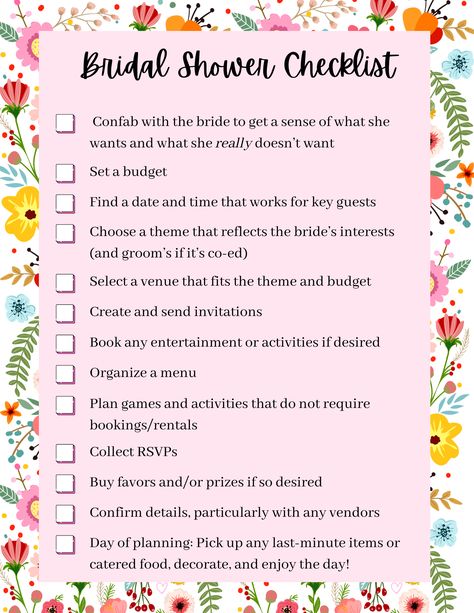 Get ready to take the stress out of bridal shower planning with our FREE Printable Bridal Shower Checklist and guide! 💖Designed to guide you through every detail from themes to games, our comprehensive checklist will ensure every aspect is covered, allowing you to enjoy and celebrate the special occasion. 👉Don't leave anything to chance - secure your free printable today! 🎉 Fun Bridal Shower Themes, Bridal Shower Checklist, Shower Checklist, Bbq Theme, Bridal Shower Planning, Bridal Tips, Wedding Shower Games, Free Checklist, Before Marriage