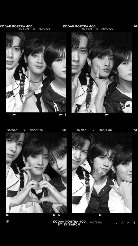 TXT #Beomgyu & Enhypen #Heeseung & Stray Kidz #Jeongin Beomgyu And Heeseung, I.n And Beomgyu, Enhypen Film Strip, Jeongin And Beomgyu, Txt And Enhypen, Txt Enhypen, Txt Beomgyu, Film Strip, Homeless Children