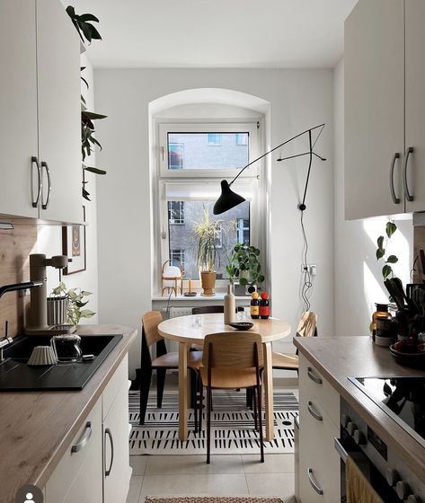 My Scandinavian Home, Berlin Apartment, Affordable Home Decor, Minimalist Kitchen, Scandinavian Home, Apartment Interior, Interior Inspo, 인테리어 디자인, A Kitchen