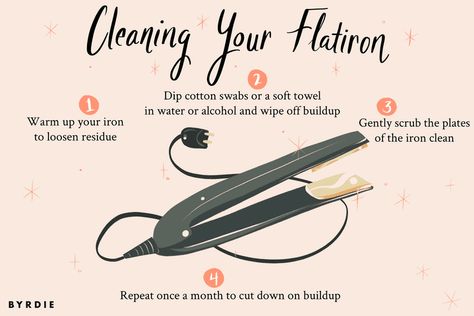 Yes, You Need to Start Cleaning Your Flatiron Because It Changes Everything Ghd Straightener, Ghd Hair Straightener, Steam Hair Straightener, Hair Steaming, Professional Hair Straightener, Best Hair Straightener, Ceramic Hair Straightener, Hair Straighteners Flat Irons, Hair Straightening Iron