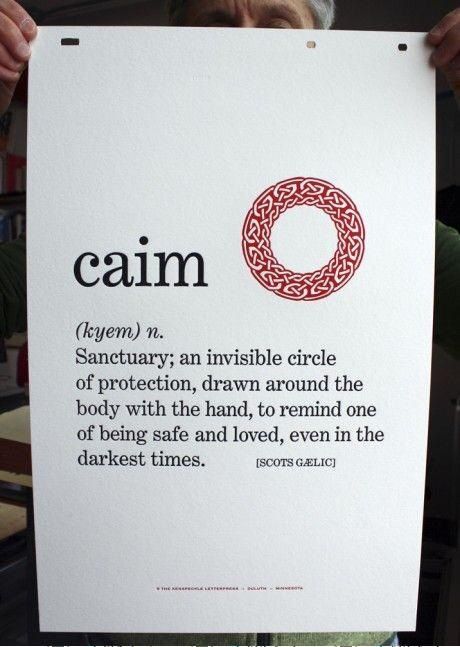 Caim - tattoo Celtic Symbols, Inverness, Word Of The Day, Wonderful Words, Diode, New Words, A Tattoo, A Sign, The Words