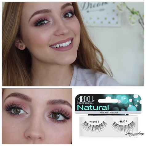 ardell natural wispies cut up and put on in 4 parts Eye Lashes Drawing, Lashes Drawing, Best Eyelash Extensions, Eye Lashes Natural, Long Hair Clip, Hair Curlers Rollers, Applying Eye Makeup, Ardell Lashes, Silicone Makeup