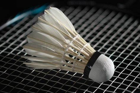 Badminton shuttlecock and racket. Goose feather shuttlecocks. High Speed Badminton Birdies. Great Stability and Durability. stock photo Badminton Birdie, Badminton Shuttlecock, Goose Feather, Goose Feathers, 3d Projects, Birdy, Badminton, High Speed, Wheel