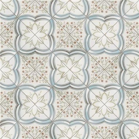 Nijar 17-5/8"x17-5/8" Ceramic F/W Tile Fireplace Facade, Vintage Industrial Design, Merola Tile, Border Frame, Tile Saw, Island Design, Square Tile, Distressed Painting, Ceramic Floor