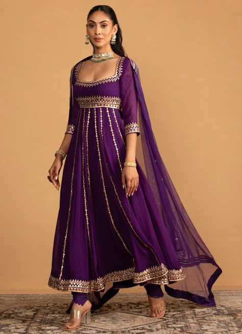 Velvet anarkali suits