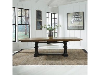 Vintage can refer to "a classic, " add in a relaxed style and you create a classic look with a casual feel. Looks that easily work in today's homes style uncompromised with comfort abound.Suggestion: A Classic Vintage style uncompromised. Traditional Dining Room Table, Chairs For Small Spaces, Classic Vintage Style, Trestle Dining Tables, Trestle Table, Dining Table Black, Dining Room Set, Liberty Furniture, Solid Wood Dining Table