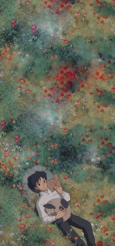 Study Ghibli, Studio Ghibli Wallpapers, Ghibli Wallpaper Iphone, Ghibli Wallpapers, Ghibli Background, Ghibli Aesthetic, Secret World Of Arrietty, Studio Ghibli Fanart, Studio Ghibli Background