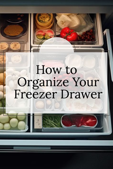 Find out how to implement a first-in, first-out system. This pin includes tips on rotating older items to the front and placing newer items at the back, ensuring you use foods before they expire and keeping your freezer inventory fresh. Drawer Freezer, Vacuum Sealing Food, Freezer Drawer, Ready Meals, Space Saving Hacks, Freezer Organization, Stackable Bins, Perfectly Organized, Efficient Storage