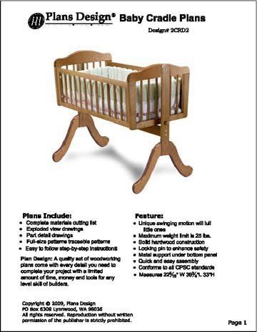 Cradle Plans, Baby Cradle Plans, Cradle Woodworking Plans, Bed Woodworking Plans, Chest Woodworking Plans, Cradle Bedding, Furniture Woodworking, Woodworking Kits, Woodworking Projects Furniture