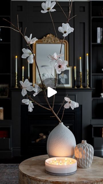 Lucy Akins | Craftberry Bush on Instagram: "Took a little walk yesterday and noticed that the trees are full of little blooms ready to welcome spring. 
We’re not quite there yet but I was inspired to make my own magnolia branch from these pretty artificial magnolias from the @dollartree . 
I think it looks so pretty. 😍 
Grab them while they last 🌸" Magnolia Branch, Welcome Spring, Fun Ideas, So Pretty, Magnolia, Things To Think About, Trees, Take That, Instagram