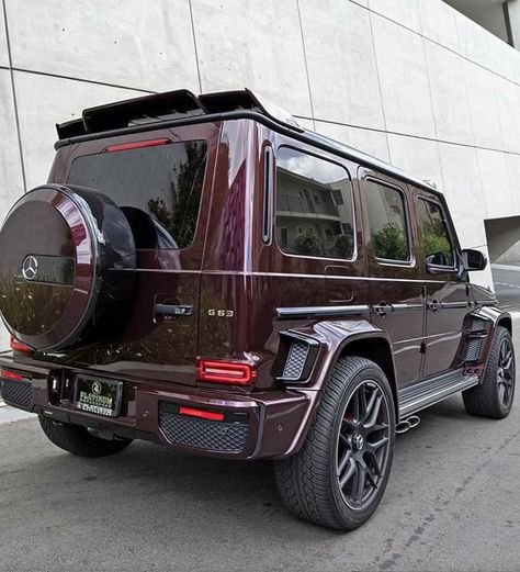 Burgundy G Wagon, Mercedes G Series, Burgundy Car, Jeep Mercedes, Tmax Yamaha, White Ferrari, Dream Cars Mercedes, Benz G Class, Latest Car