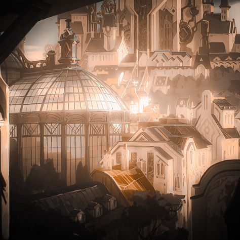 Undercity Aesthetic Arcane, Arcane Aesthetic Piltover, Arcane Undercity Aesthetic, Piltover Concept Art, Arcane Architecture, Piltover Aesthetic, Arcane Piltover, Arcane City, Arcane Scenery