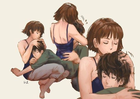 Makoto And Ren, Shumako Fanart, Persona 5 Makoto, Super Smash Bros Game, Makoto Niijima, Persona Q, Persona Five, Kiss Gif, Persona 5 Anime