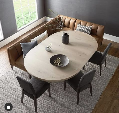 Build In Seating, Booth Dining Table, Sofa Dining Room, L Shape Couch, Dining Room Banquette, Nook Bench, Seating In Kitchen, Banquette Seating In Kitchen, Sofa Dining