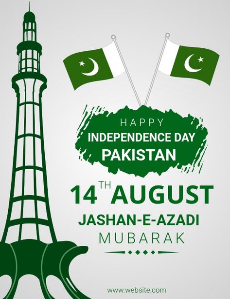 14 August Pakistan Independence Day Design Template. Design created with PosterMyWall Poetry About Pakistan, 1947 Pakistan, Pak Independence Day, Independence Day Design, Independence Day Pictures, Happy Independence Day Pakistan, Diy Crafts For School, August Crafts, Independence Day Poster