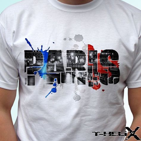 Fitted T Shirt, France Flag, Patriotic Fashion, Paris T Shirt, Paris Design, Casual Long Sleeve Shirts, Shirt Print Design, Flag Design, Cool Baby Stuff