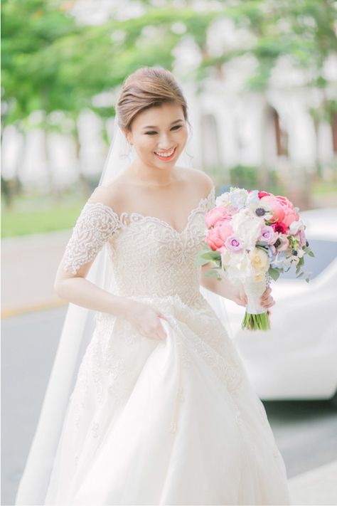 Wedding gown simple