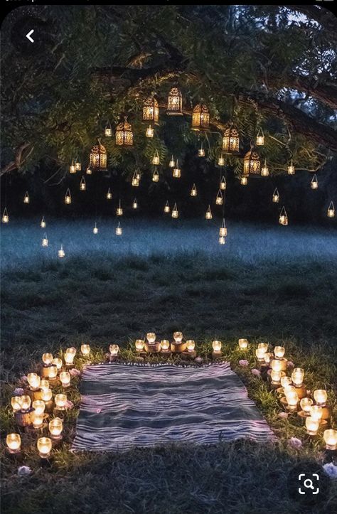 Fairy lights and pixie hollow Night Wedding Ceremony, Wedding Altar Decorations, Diy Wedding Arbor, Woodland Wedding Ceremony, Wedding Arbors, Wedding Ceremony Ideas, Lights Wedding Decor, Wedding Arbour, Wedding Altars