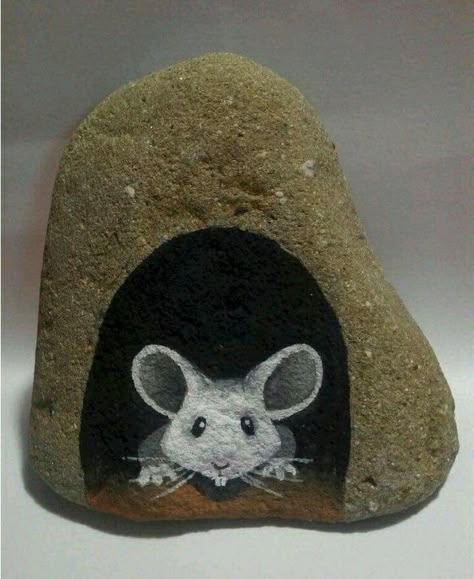 Painted Rock Animals, Art Pierre, Painted Rocks Diy, Rock Painting Ideas Easy, Happy Stones, Rock Painting Patterns, Paint Diy, Paint Rock, Pet Rocks