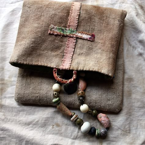 Tea Baths, Symbol Of Life, Textile Bag, Antique Linens, Antique Metal, Fabric Bags, Sewing Bag, Bags And Purses, Diy Bag