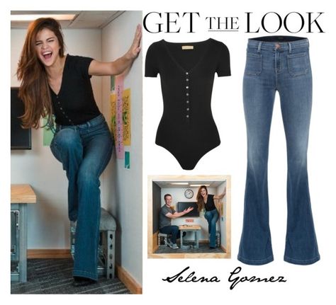 "Selena Gomez On Instagram - With Mark Zuckerberg May.12.2016" by valenlss ❤ liked on Polyvore featuring Michael Kors and J Brand Selena Gomez Jeans, Black Shirt Blue Jeans, Selena Gomez Outfits, 70’s Style, Selena Gomez Style, Mark Zuckerberg, J Brand Jeans, Michael Kors Collection, Flared Jeans