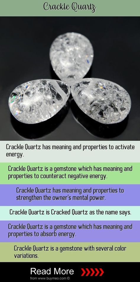 Earth Magick, Quartz Crystal Meaning, Healing Ideas, Crystal Tips, Quartz Meaning, Crackle Quartz, Eye Twitching, Crystal Properties, Gemstone Properties