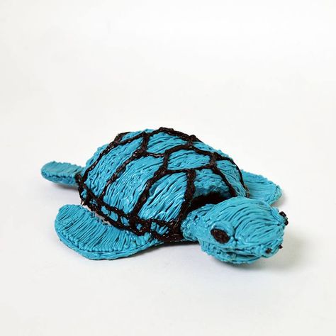 Sea Turtle - 3D Pen Creation Library 3d Pen Art Ideas, 3d Doodle Pen, 3d Pen Crafts, 3d Pen Projects, Pen Art Ideas, 3d Doodler, 3d Pen Stencils, 3d Pen Ideas, 3d Drawing Pen