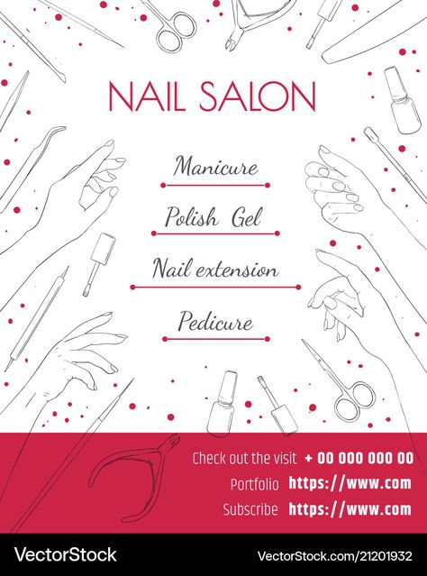 Salon Poster Ideas, Nail Salon Poster, Nail Salon Flyer, Pedicure Design, Nail Art Courses, Nail Salon And Spa, Gel Nail Extensions, Pedicure Designs, Poster Ideas