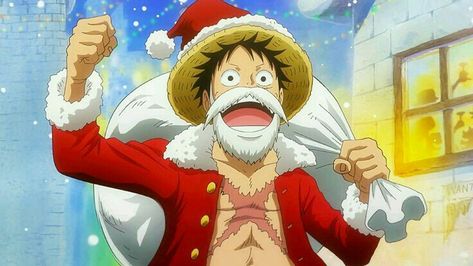 LUffy , Christmas, One Piece Christmas, One Piece Photos, Monkey 3, Latest Anime, Anime Christmas, Christmas Wallpapers, Christmas Icons, One Piece Luffy, Anime Wall Art