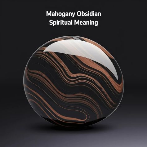 Euphoric : Mahogany Obsidian is a captivating gemstone with profound spiritual significance, offering powerful healing and protective properties. This comprehens... Obsidian Meaning, Spiritual Guide, Mahogany Obsidian, Crystal Guide, Spiritual Guides, Spiritual Meaning, Meant To Be, Spirituality, Healing