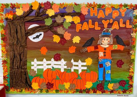 Bulletin Board For Preschool, November Bulletin Boards, Thanksgiving Bulletin Boards, Fall Bulletin Board, Summer Bulletin Boards, Preschool Fall, Thanksgiving Classroom, Fall Classroom Decorations, Fall Classroom