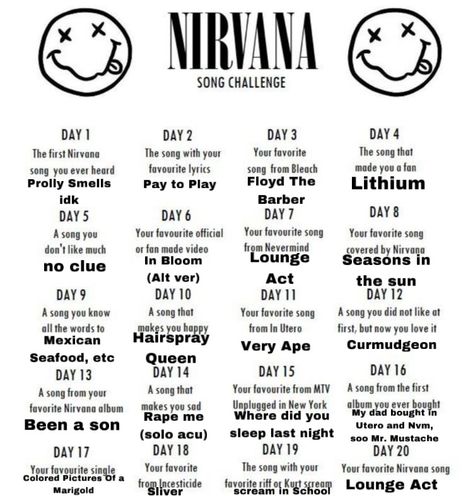 Nirvana In Bloom, Nirvana Lyrics, Nirvana Songs, Nirvana Band, Krist Novoselić, Song Challenge, Heart Shape Box, Favorite Lyrics, Dave Grohl