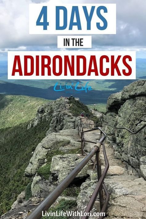 This 4-Day Itinerary takes you to all the Best Places to Visit in the Adirondacks.  Take a road trip to the Adirondacks on your next family vacation! #travel #traveldestination #Adirondacks #Adirondackmountains #Whitefacemountain #LakePlacid England Vacation, Rv Trips, Brunch Items, Pennsylvania Travel, Ny Trip, York Travel, Places In New York, The Adirondacks, Adirondack Mountains