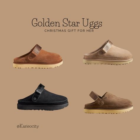 Shop UGG® Goldenstar Clogs and other curated products on LTK, the easiest way to shop everything from your favorite creators. Ugg Goldenstar Clog Outfit, Ugg Clogs Outfit, Clog Outfit, Ugg Clogs, Exercise Outfits, Clogs Outfit, Teen Christmas Gifts, Match Outfits, Uggs Outfit